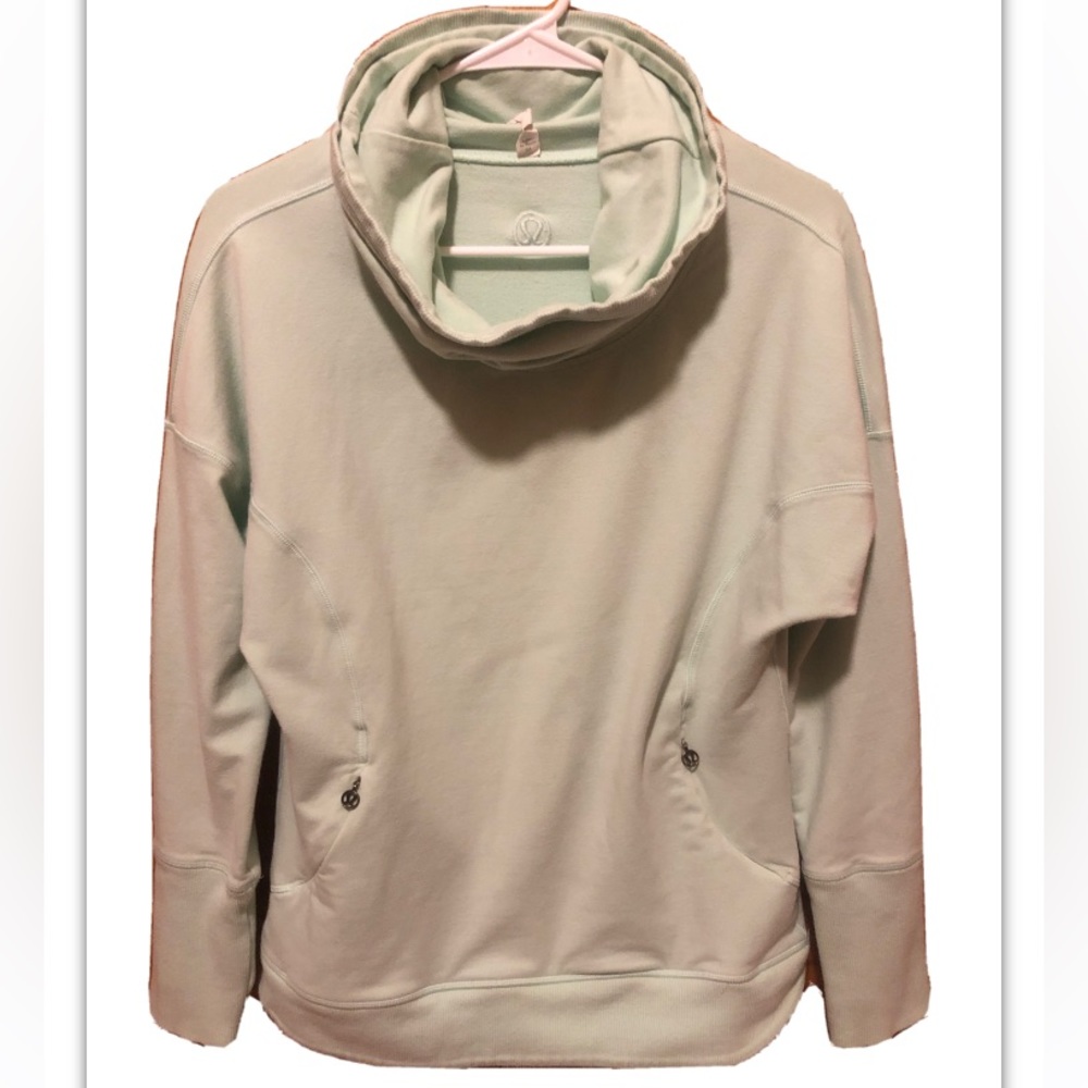Lululemon Athletica Cowl Neck Mint Green Sweatshirt